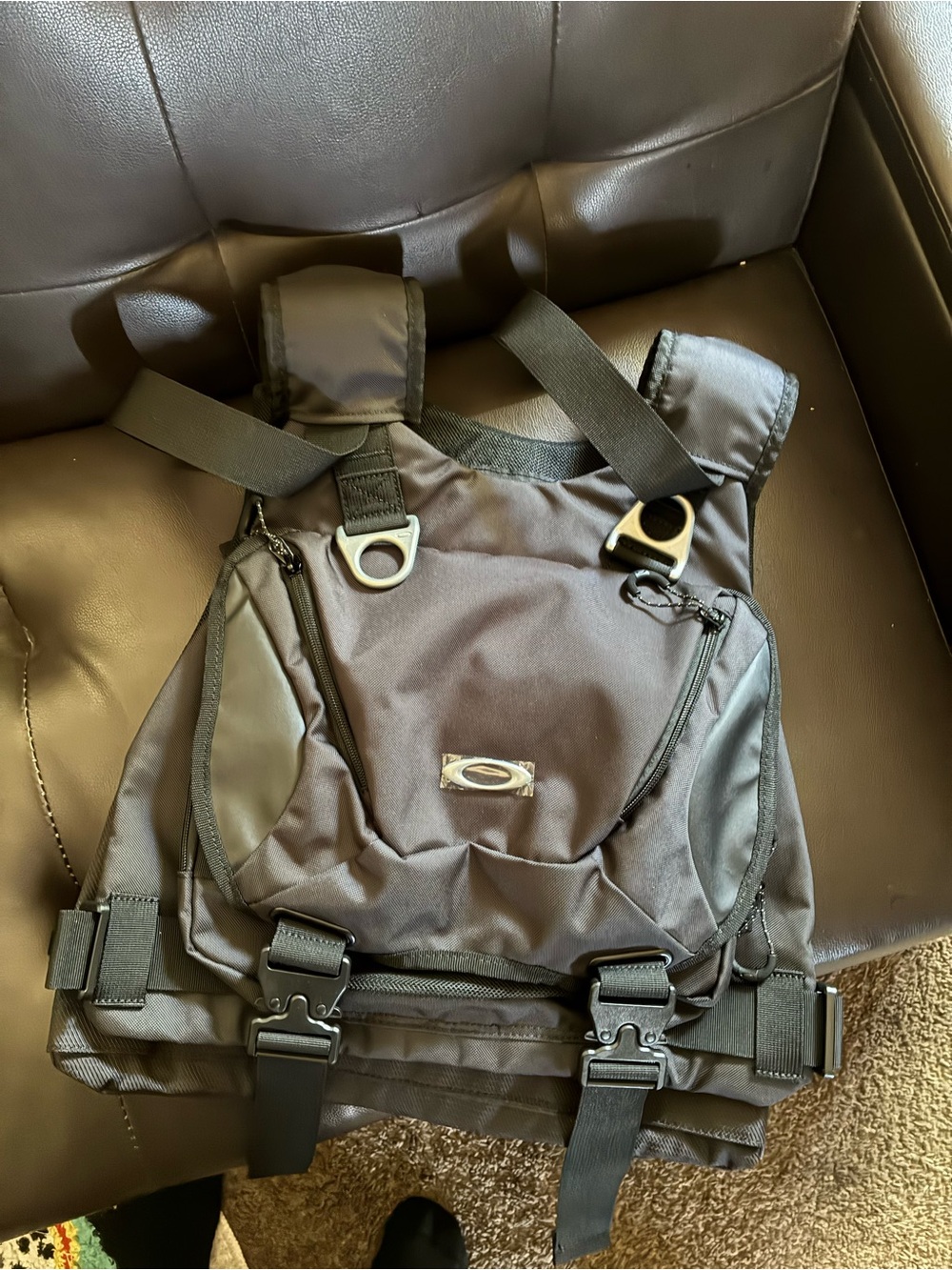 Oakley Black Tactical-Style vest Men's Backpack Pack